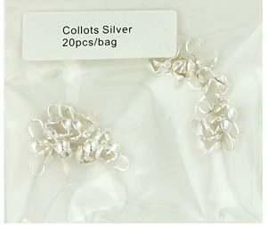 Crimpers Collot 4mm Silver 20pcs